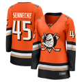 Beckett Sennecke Anaheim Ducks Fanatics Women's Home Breakaway Jersey - Orange