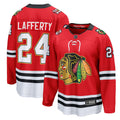 Sam Lafferty Chicago Blackhawks Fanatics Centennial Breakaway Player Jersey - Red