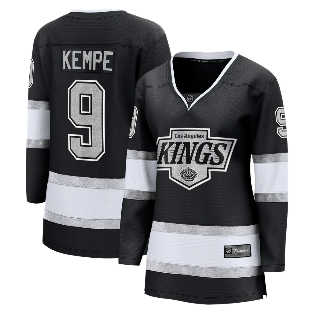 Adrian Kempe Los Angeles Kings Fanatics Women's Home Breakaway Player Jersey - Black
