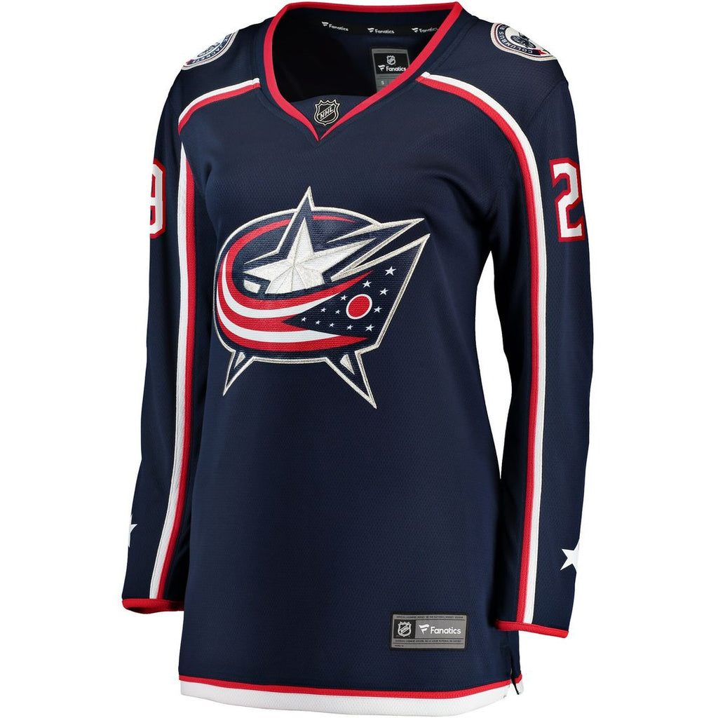 Patrik Laine Columbus Blue Jackets Fanatics Women's Home Breakaway Jersey - Navy
