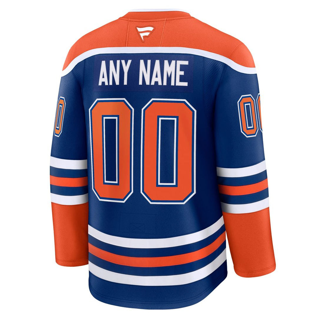 Edmonton Oilers Fanatics Away Premium Custom Jersey - White