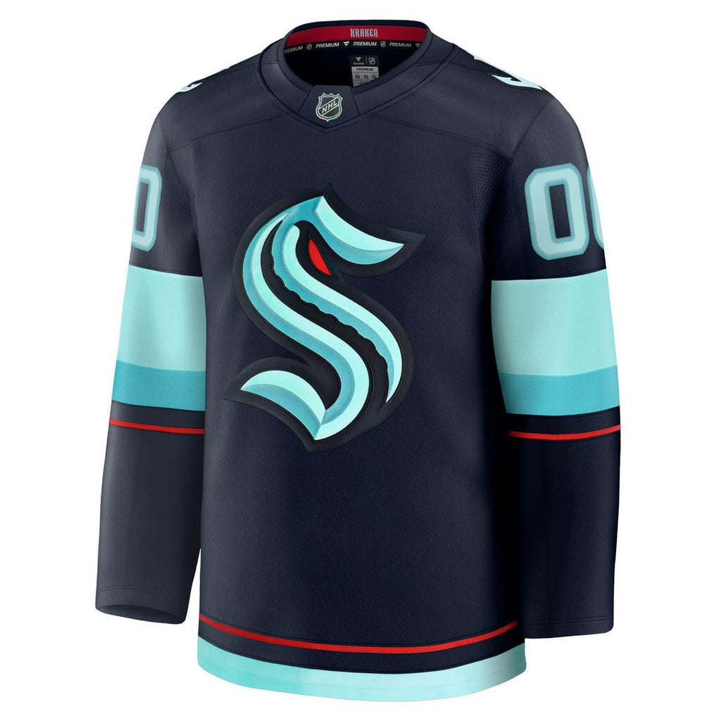 Seattle Kraken Fanatics Alternate Premium Custom Jersey - Black
