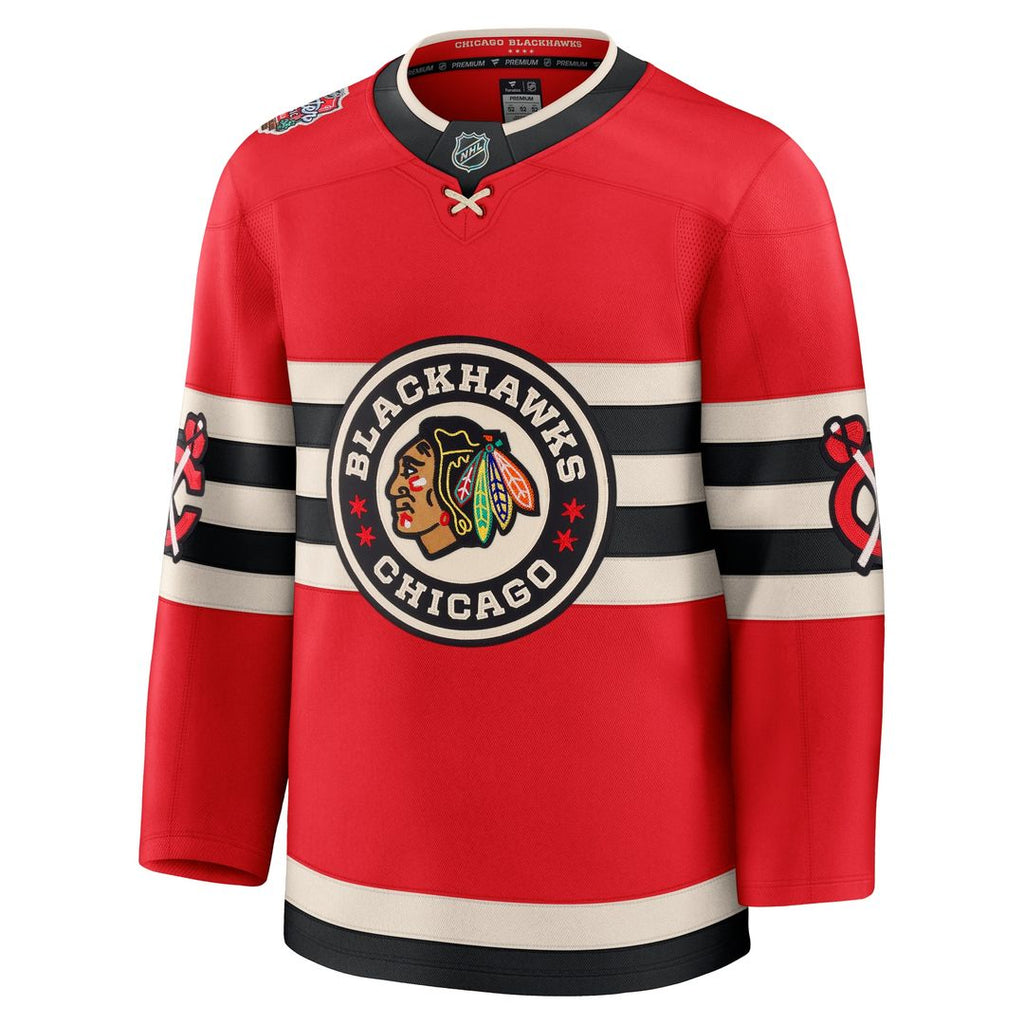 Chicago Blackhawks Fanatics 2025 NHL Winter Classic Premium Jersey - Red