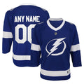 Tampa Bay Lightning Youth Replica Custom Jersey - Blue