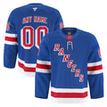 New York Rangers Fanatics Home Authentic Pro Custom Jersey - Royal