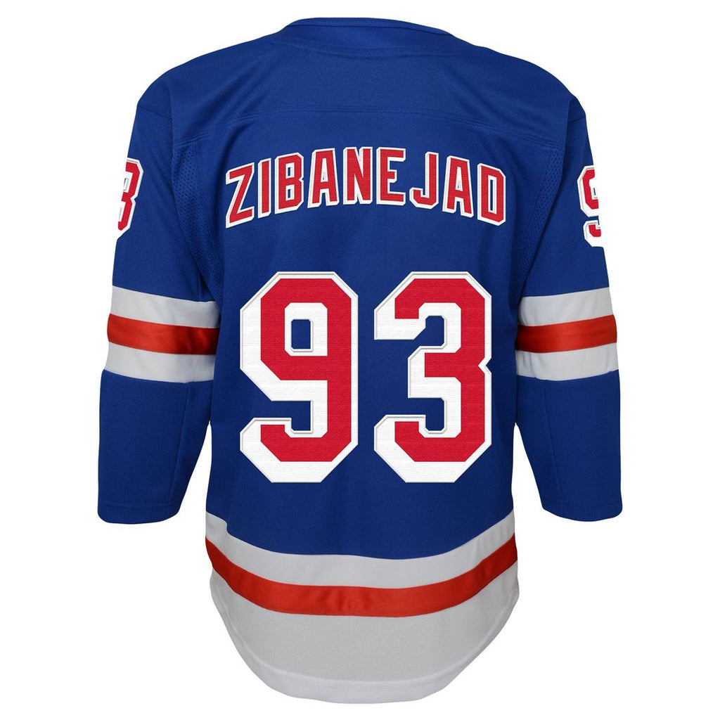 Mika Zibanejad New York Rangers Youth Alternate Premier Player Jersey - Navy