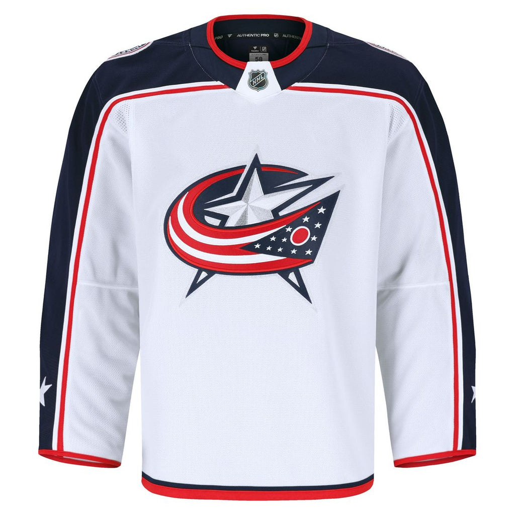 Columbus Blue Jackets Fanatics Away Authentic Pro Jersey - White