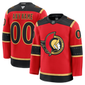 Ottawa Senators Fanatics Alternate Custom Premium Jersey - Red