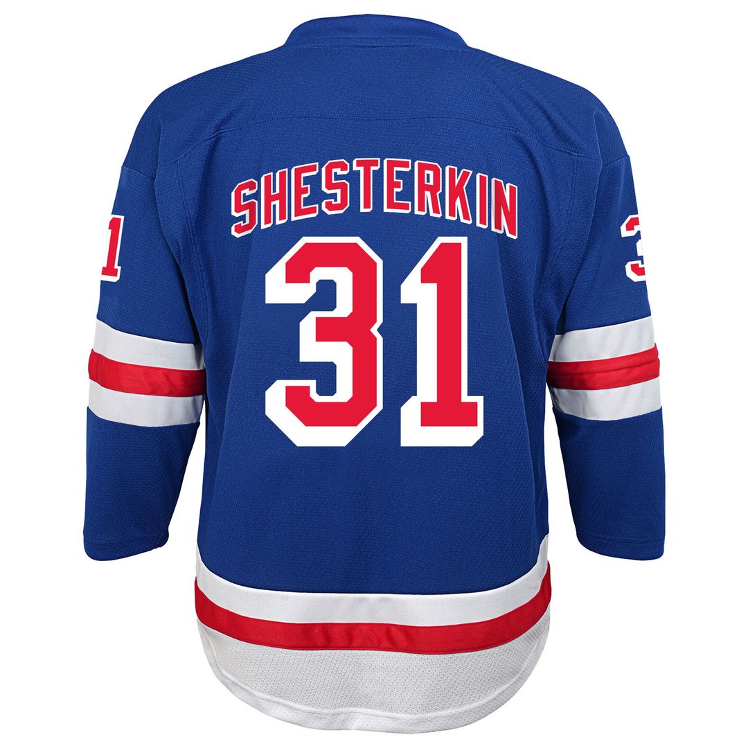 Igor Shesterkin New York Rangers Youth Alternate Replica Player Jersey - Navy
