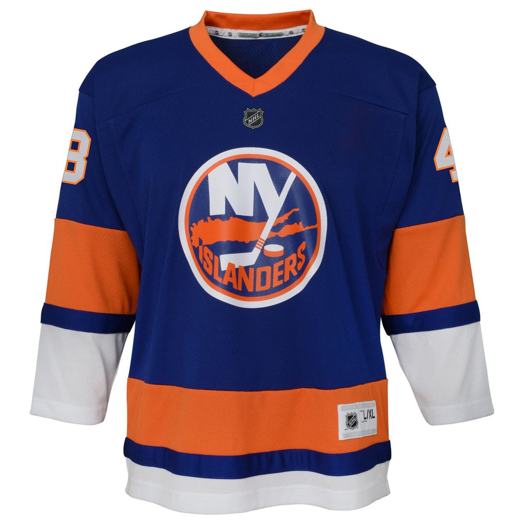 Matthew Schaefer New York Islanders Outerstuff Youth Home Replica Player Jersey - Blue
