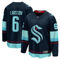 Adam Larsson Seattle Kraken Fanatics Home Breakaway Player Jersey - Deep Sea Blue