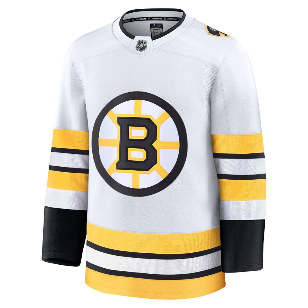 Boston Bruins Fanatics Away Premium Jersey - White