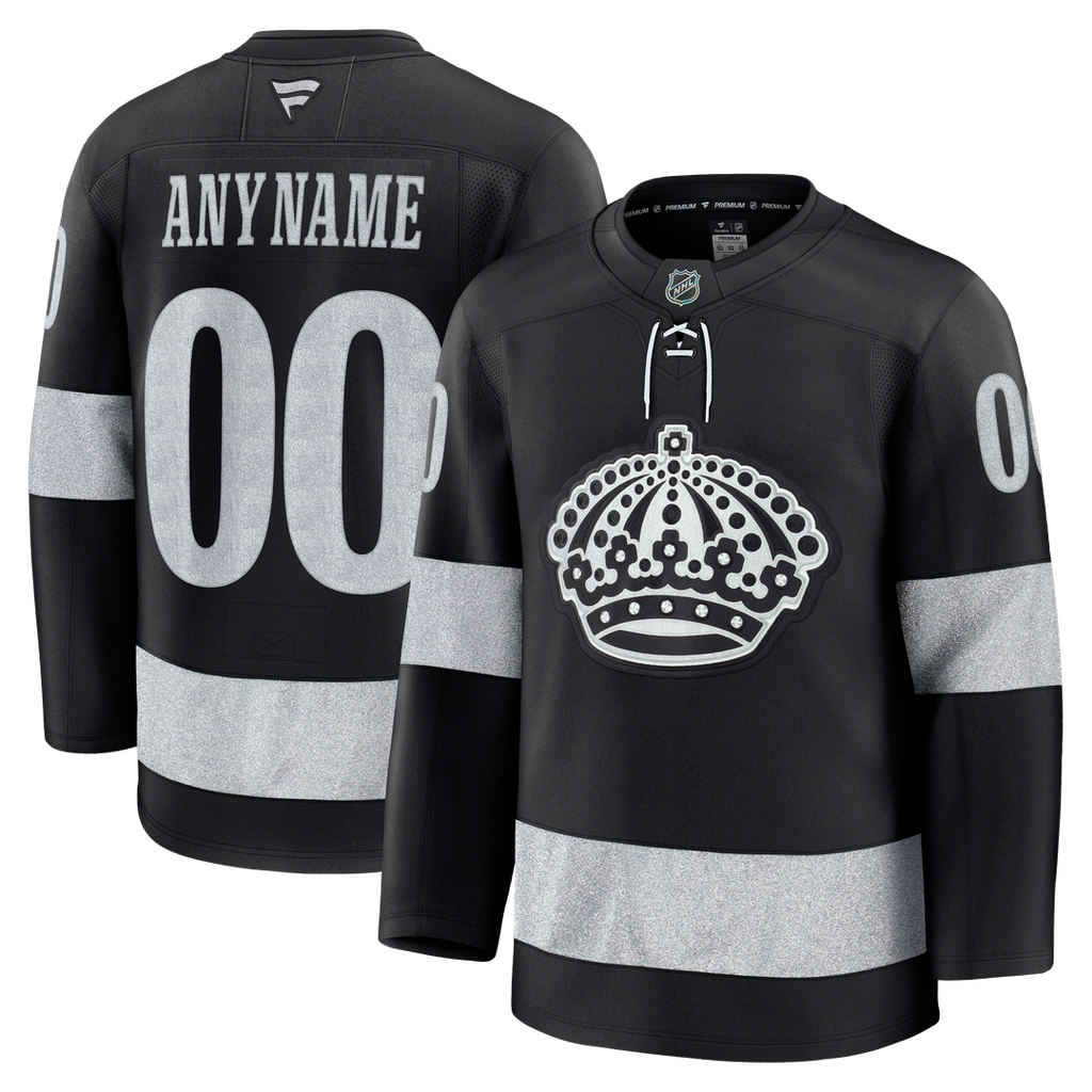 Los Angeles Kings Fanatics Alternate Premium Custom Jersey - Black