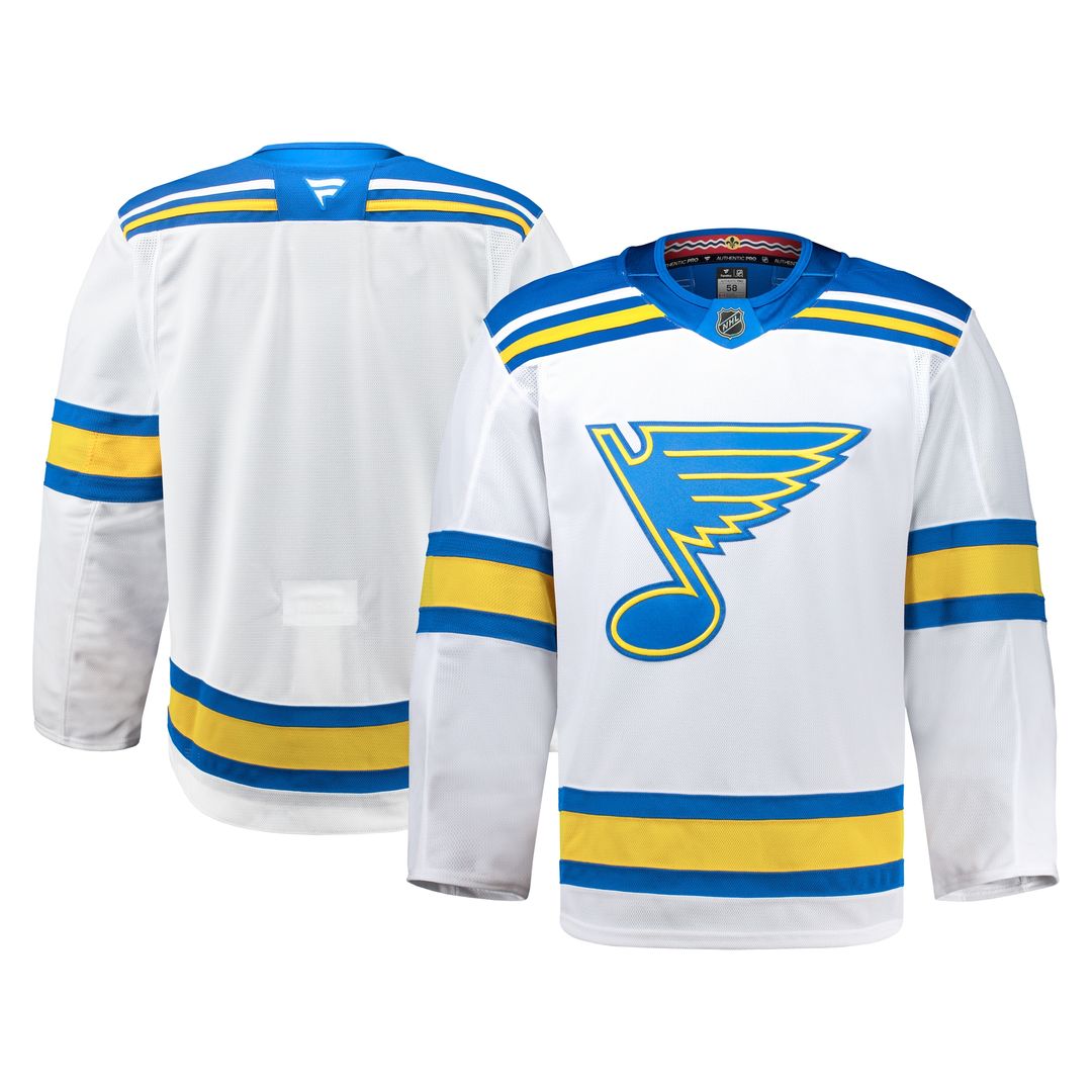 St. Louis Blues Fanatics Home Authentic Pro Jersey - Blue