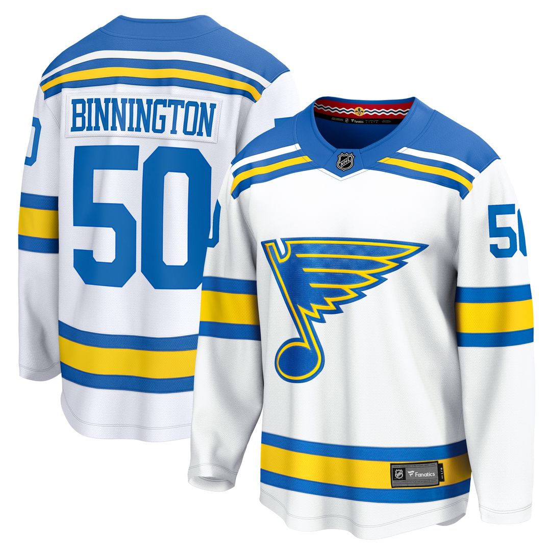 Jordan Binnington St. Louis Blues Fanatics Home Breakaway Player Jersey - Blue