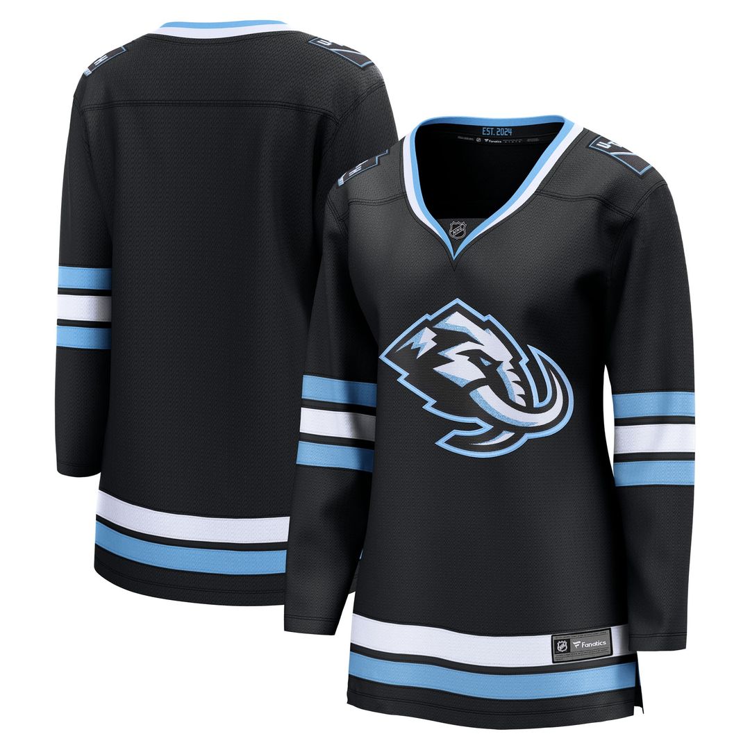 Utah Mammoth Fanatics Women's Home Breakaway Jersey - Black