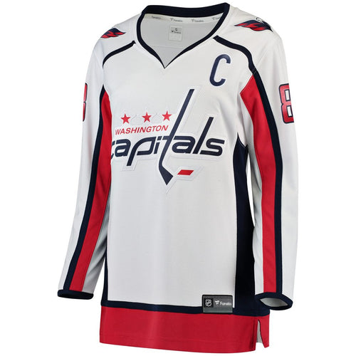 Alexander Ovechkin Washington Capitals Fanatics Women's Away Breakaway Jersey - White