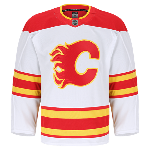 Calgary Flames Fanatics Away Authentic Pro Jersey - White