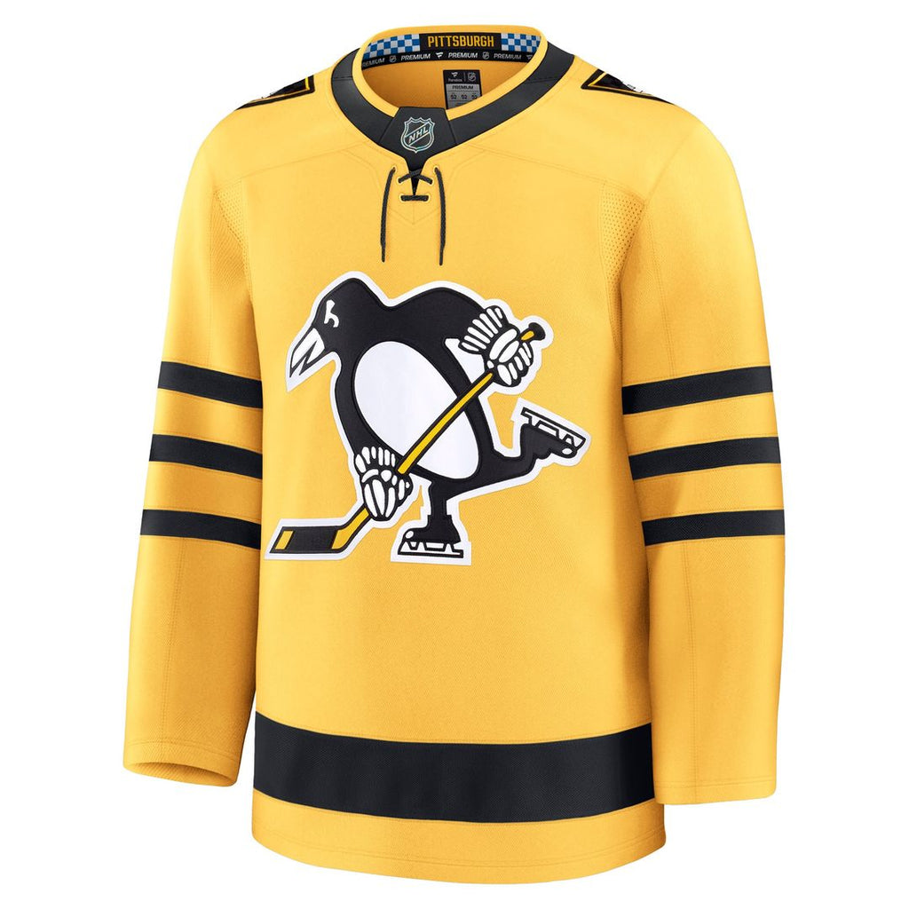Pittsburgh Penguins Fanatics Alternate Premium Jersey - Gold