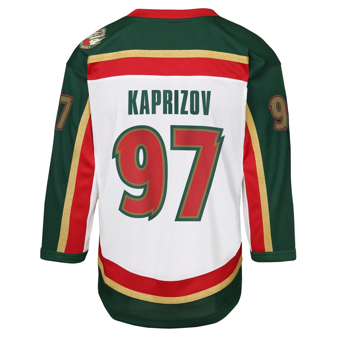 Kirill Kaprizov Minnesota Wild Youth 25th Anniversary Replica Player Jersey - White