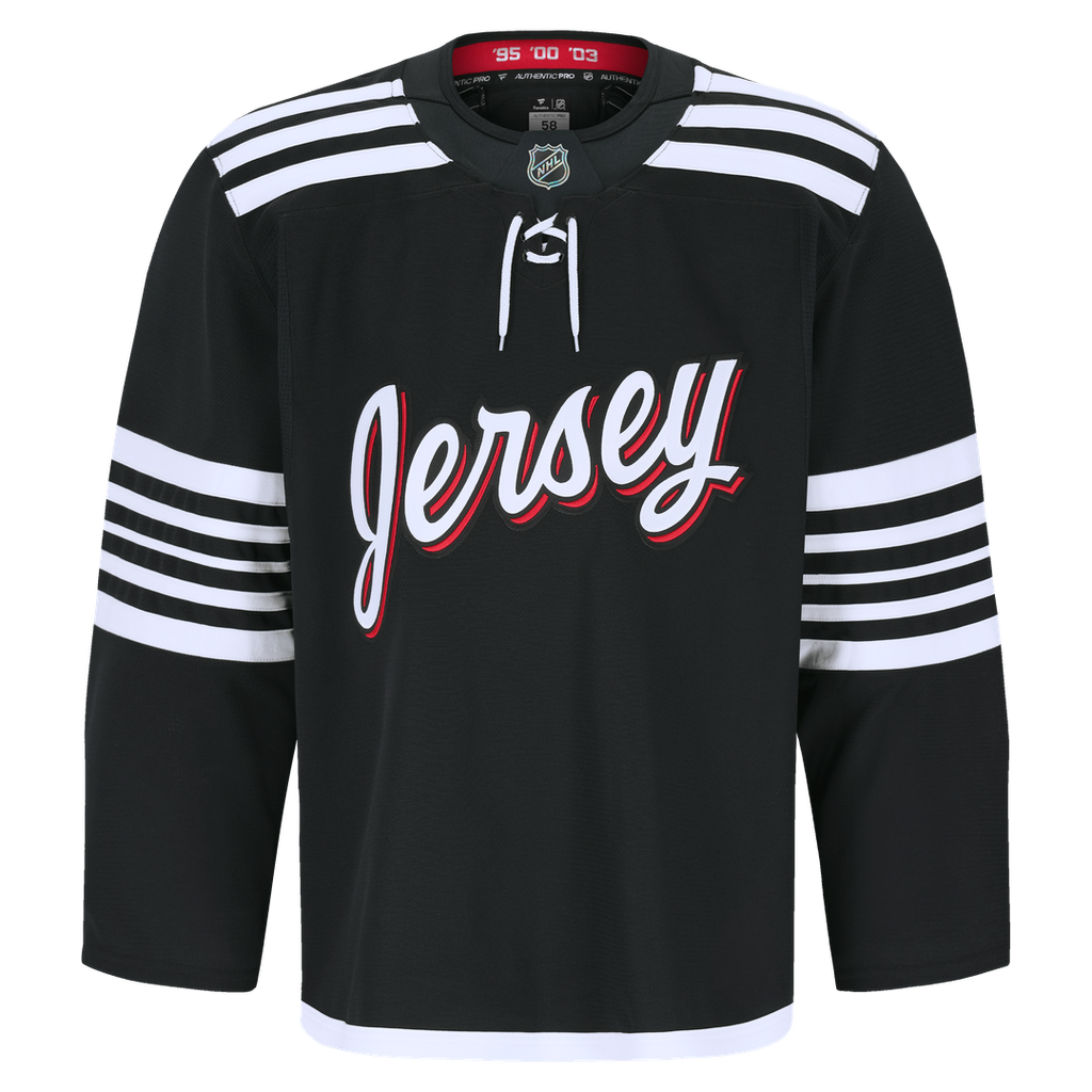 New Jersey Devils Fanatics Alternate Authentic Pro Jersey - Black